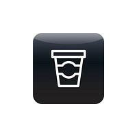 A cup of drink icon vector