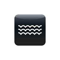 Wave icon vector