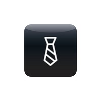 Necktie icon vector