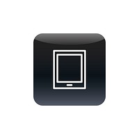 Digital tablet icon vector