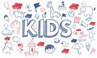 Illustration of kids concept vector