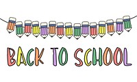 Illustration of back to school concept vector