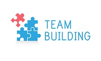 Illustration of jigsaw team building vector