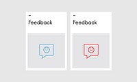 Illustration of customer feedback vector