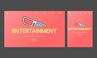 Illustration of entertainment concept vector