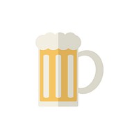 Illustration of a beer glass vector