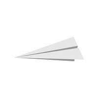 Illustration of paper plane vector