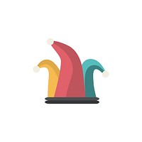 Illustration of party hat vector