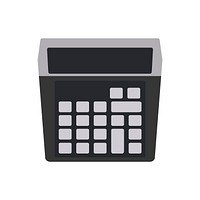 Illustration of calculator machine vector