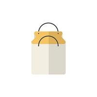 Illustration of shopping bag vector