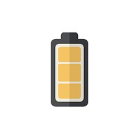Illustration of battery icon vector