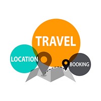 Illustration of travel concept vector