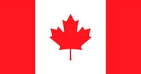 Illustration of Canada flag vector