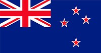 Illustration of New Zealand flag vector