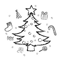 Illustration of Christmas holiday vector