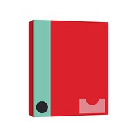 Illustration of notebook icon vector