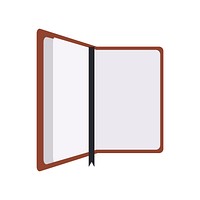 Illustration of notebook icon vector