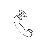 Illustration of Telephone vector
