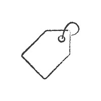 Illustration of label tag vector