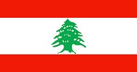 The national flag of Lebanon vector