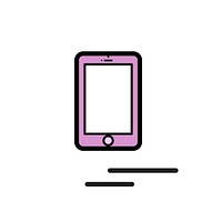 Illustration of digital devices collection vector