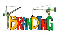 Illustration of business branding vector
