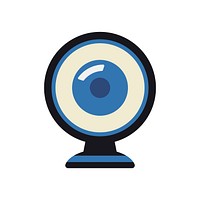Illustration of webcam icon vector
