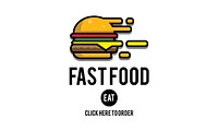 Illustration of fast food vector