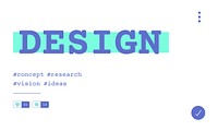 Illustration of creative graphic design vector