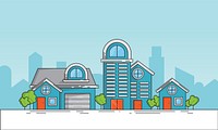 Illustration of property concept vector