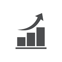 Illustration of data analysis graph vector