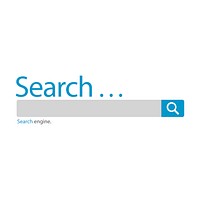 Illustration of search bar vector