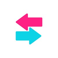 Illustration of switch arrows vector