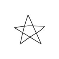 Illustration of favorite star vector