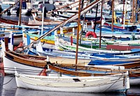 Free sailboat at dock image, public domain CC0 photo.