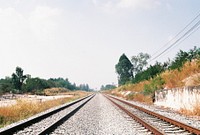 Rail road guiding to new destination