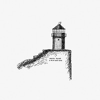 South point, cape of good hope from Circular relating to Lighthouses, Lightships, Buoys, and Beacons (1863) published by <a href="https://www.rawpixel.com/search/Alexander%20Gordon?sort=curated&amp;page=1">Alexander Gordon</a>. Original from the British Library. Digitally enhanced by rawpixel.