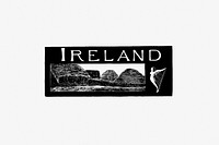 Ireland sign illustration