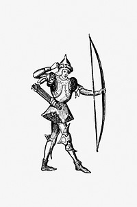 Drawing of a prince&#39;s archer