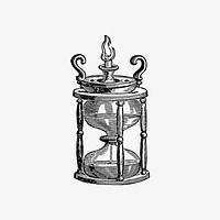 Egg timer from Philozoia: Or Moral Reflections on the Actual Condition of the Animal Kingdom, and on the Means of Improving the Same (1839) by Thomas Forster. Original from the British Library. Digitally enhanced by rawpixel.