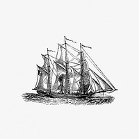 Drawing of a steamboat
