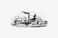 Drawing of a factory