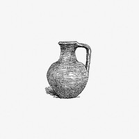 Drawing of an antiques pottery