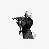 Fiddler from The Viking Bodleys, An Excursion Into Norway And Denmark... WIth Illustrations published by <a href="https://www.rawpixel.com/search/Houghton?sort=curated&amp;page=1">Houghton</a> (1885). Original from the British Library. Digitally enhanced by rawpixel.