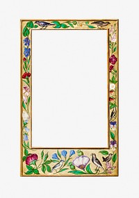 Medieval classic frame from Nimrod In The North, Or Hunting And Fishing Adventures In The Artic Regions published by <a href="https://www.rawpixel.com/search/Cassell%20%26%20Co?sort=curated&amp;page=1">Cassell &amp; Co</a>. (1885). Original from the British Library. Digitally enhanced by rawpixel.