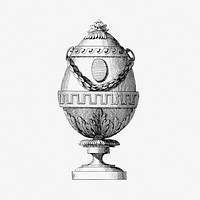 Vintage Victorian style Faberg&eacute; egg. Original from the British Library. Digitally enhanced by rawpixel.