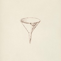 Funnel icon from L&#39;ornement Polychrome (1888) by <a href="https://www.rawpixel.com/search/Albert%20Racinet?&amp;page=1">Albert Racinet</a> (1825&ndash;1893). Digitally enhanced from our own original 1888 edition.
