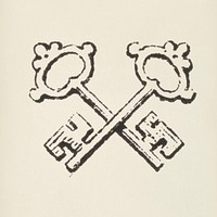 Keyword icon from L&#39;ornement Polychrome (1888) by <a href="https://www.rawpixel.com/search/Albert%20Racinet?&amp;page=1">Albert Racinet</a> (1825&ndash;1893). Digitally enhanced from our own original 1888 edition.