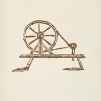 Spinner icon from L&#39;ornement Polychrome (1888) by <a href="https://www.rawpixel.com/search/Albert%20Racinet?&amp;page=1">Albert Racinet</a> (1825&ndash;1893). Digitally enhanced from our own original 1888 edition.