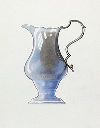 Silver Mug (ca.1937) by David P Willoughby. Original from The National Gallery of Art. Digitally enhanced by rawpixel.